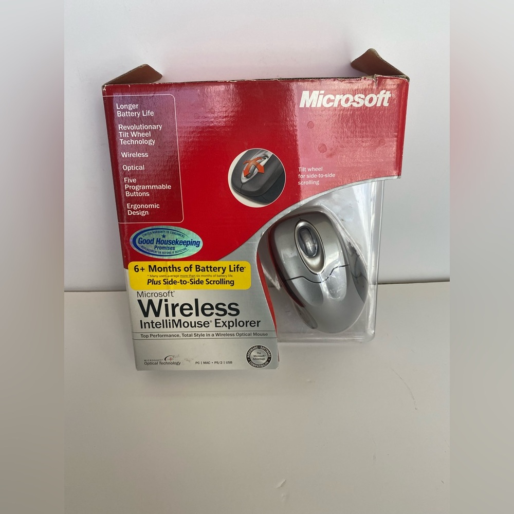 Microsoft Wireless IntelliMouse Explorer Tilt Wheel New